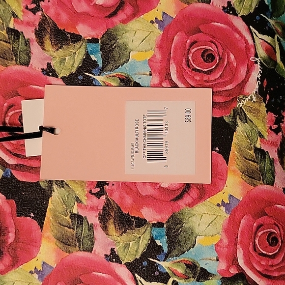 Black Multi Rose Juicy Couture Purse - Picture 4 of 5